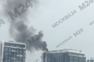 ЖК горит в Москве Telegram / &quotМосква 24&quot (18+)