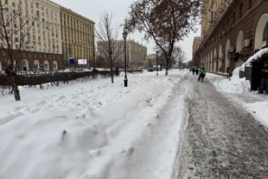 Снегопад в Москве ИА StolicaMedia