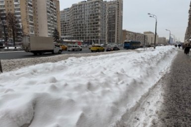 Снег в Москве ИА StolicaMedia