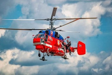 Новый пожарный вертолет Ка-32 появился в Москве https://www.mos.ru