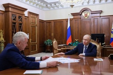 Мэр Москвы Сергей Собянин и президент России Владимир Путин Kremlin.ru