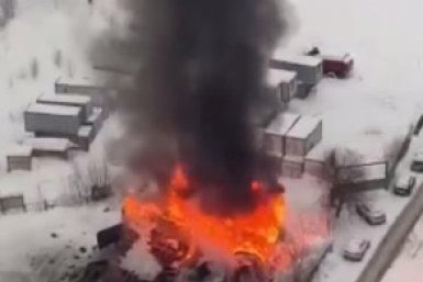 Пожар Телеграм-канал &quotМосква с огоньком&quot