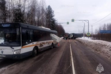 ДТП с автобусом в Москве ГУ МЧС России по Московской области