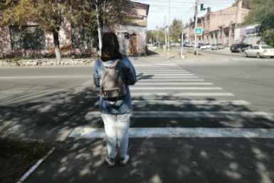 Пешеход Абрамченко Анета, ИА ChitaMedia