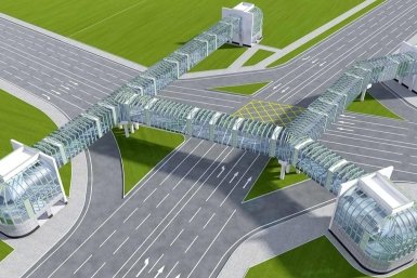 Власти Москвы объявили о строительстве нового крупного надземного перехода https://www.mos.ru