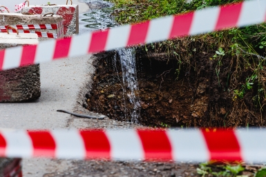 разрушение дороги Евгений  Кулешов, ИА PrimaMedia