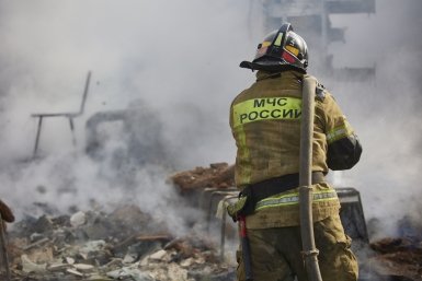 Пожар на стройке в Москве унес жизни семи человек