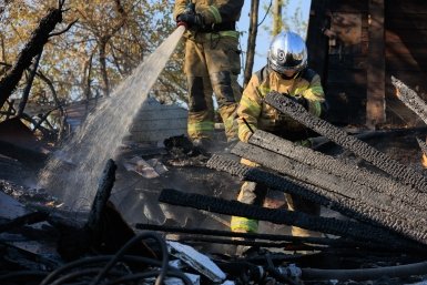 Пожар на животноводческом объекте произошел в Подмосковье