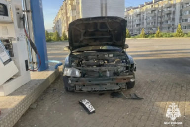 Газовый баллон взорвался в маршрутке на заправке в Невинномысске МЧС Ставрополья