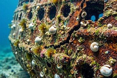 корабль сгенерировано нейросетью