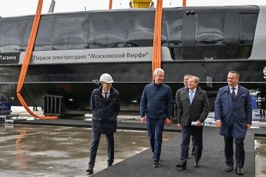 Первые четыре электросудна Московской верфи спущены на воду