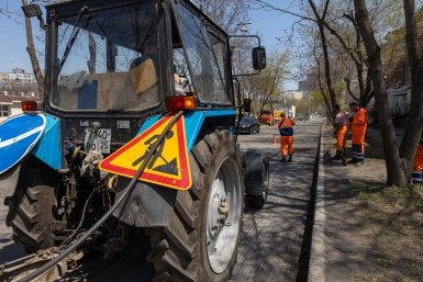В Новоспасском проезде закончен ремонт дорожного покрытия