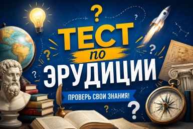 Ваш мозг работает на полную? Проверьте свою эрудицию — ТЕСТ