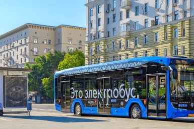 Электробусы впервые связали Ленинский округ с Москвой