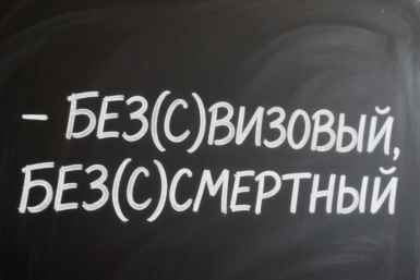 Вас выгнали из школы, если не справитесь: без(с)визовый, без(с)смертный - тема 5 класса