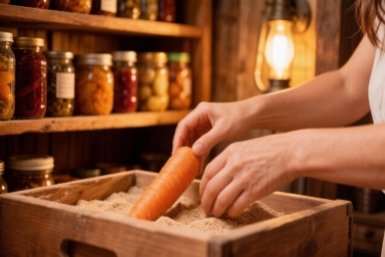 Хранение моркови Создано при помощи ИИ