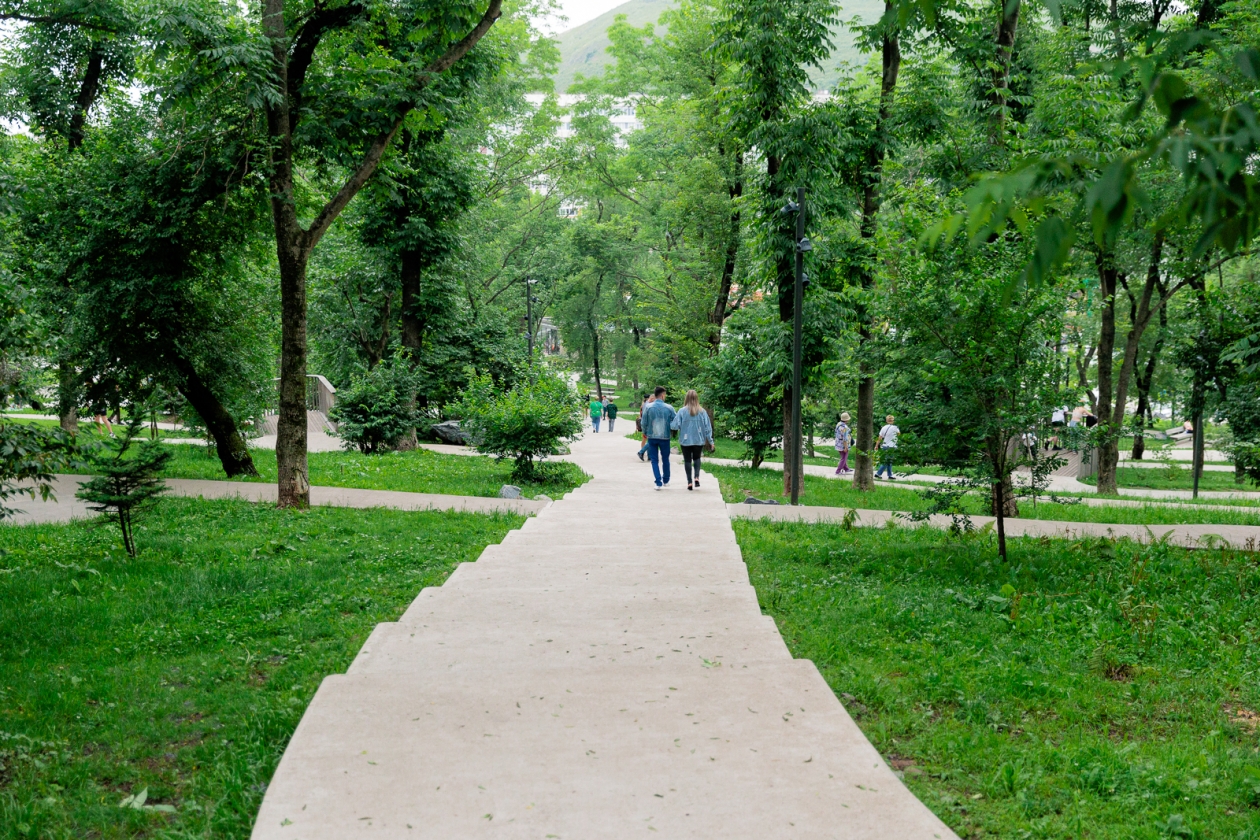 Нагорный парк, сквер, прогулка, благоустройство Евгений  Кулешов, ИА PrimaMedia