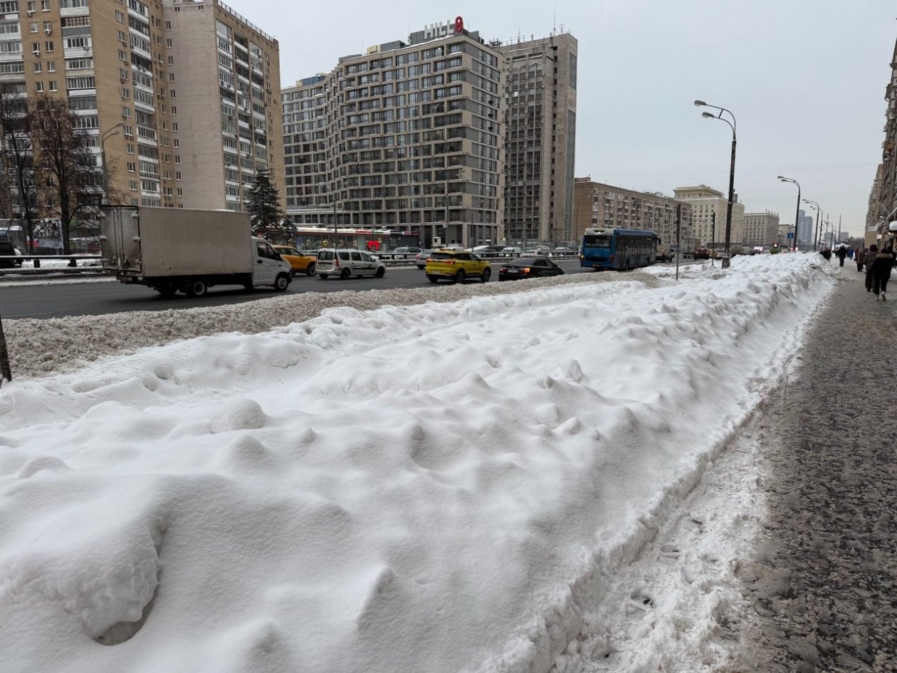 Снег в Москве ИА StolicaMedia