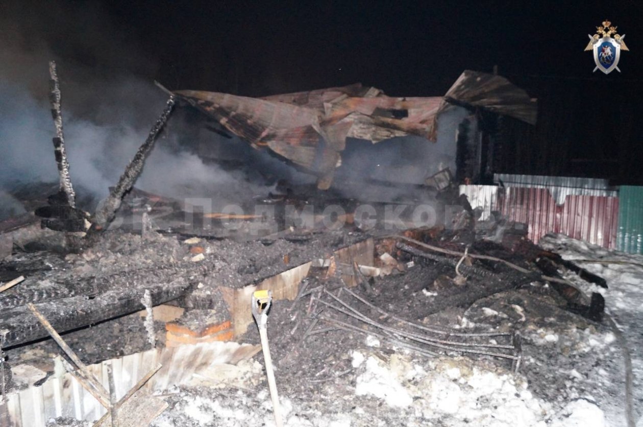 Обвинение предъявлено женщине после гибели малыша при пожаре в Подмосковье Telegram-канал ГСУ Следственного комитета России по Подмосковью