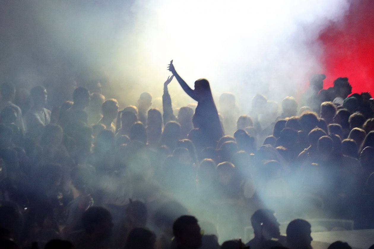 Концерт, зрители, шоу, фанаты Сергей Бумагин, ИА Stavropol.Media