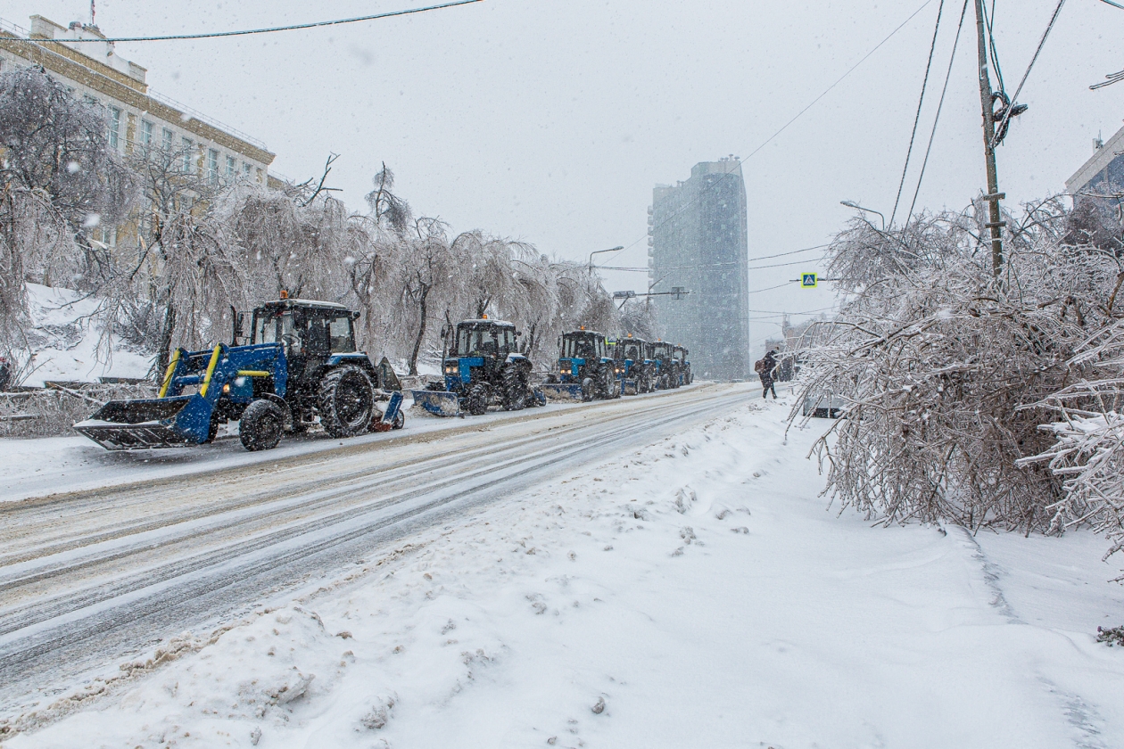 снег, зима, снегопад,  ледяной дождь Мария Смитюк, ИА PrimaMedia