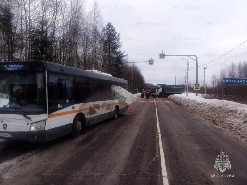 ДТП с автобусом в Москве ГУ МЧС России по Московской области