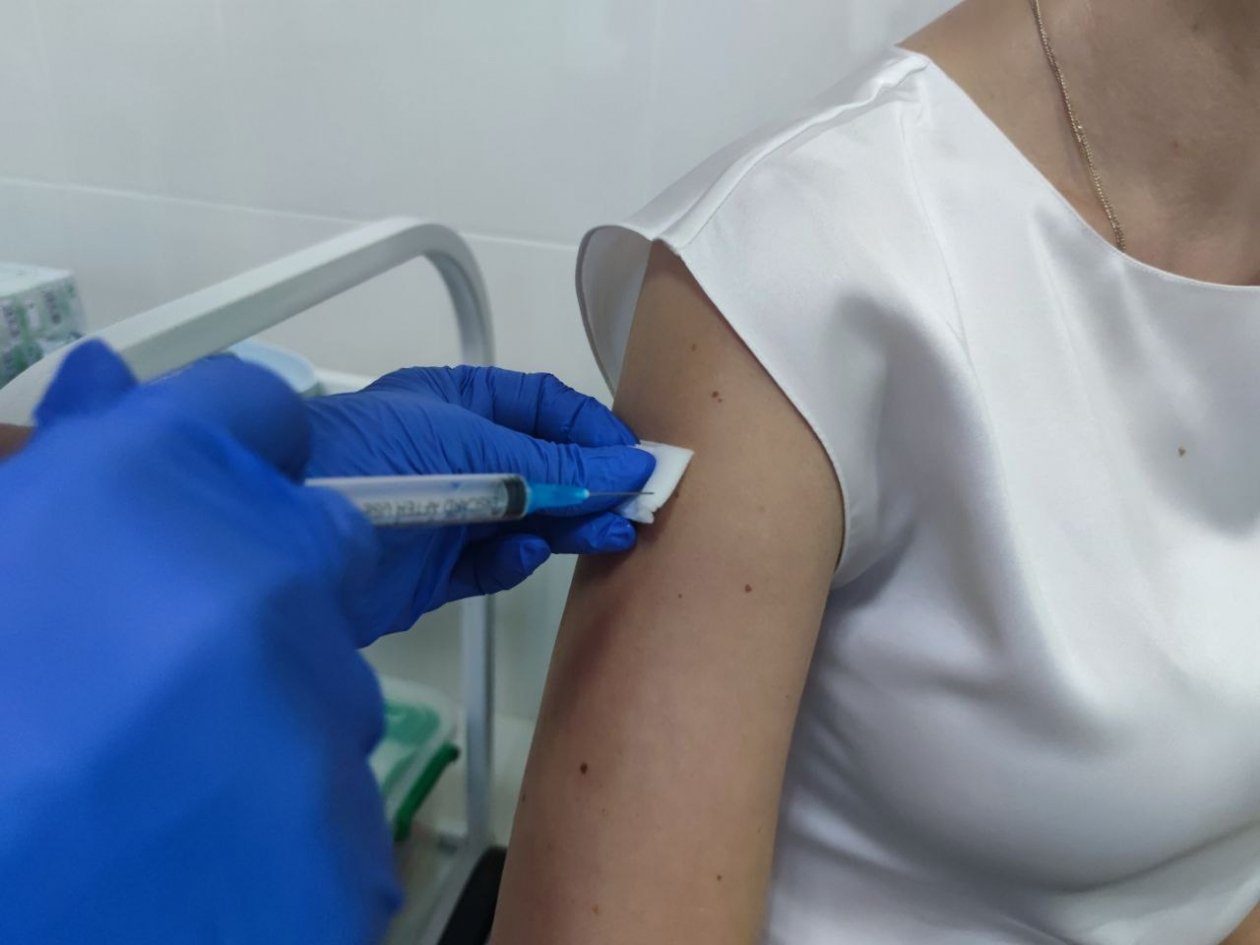 Прививка, прививки, вакцинация, вакцина, грипп, укол, врачи, доктора, больница Елена Гиневская, ИА Stavropol.Media