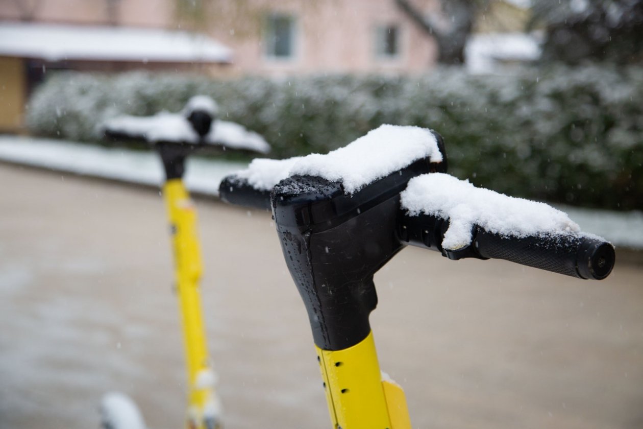 Ставрополь, город, снег, весна, люди, памятники, скульптуры, самокаты Артём Хорошилов  , ИА Stavropol.Media