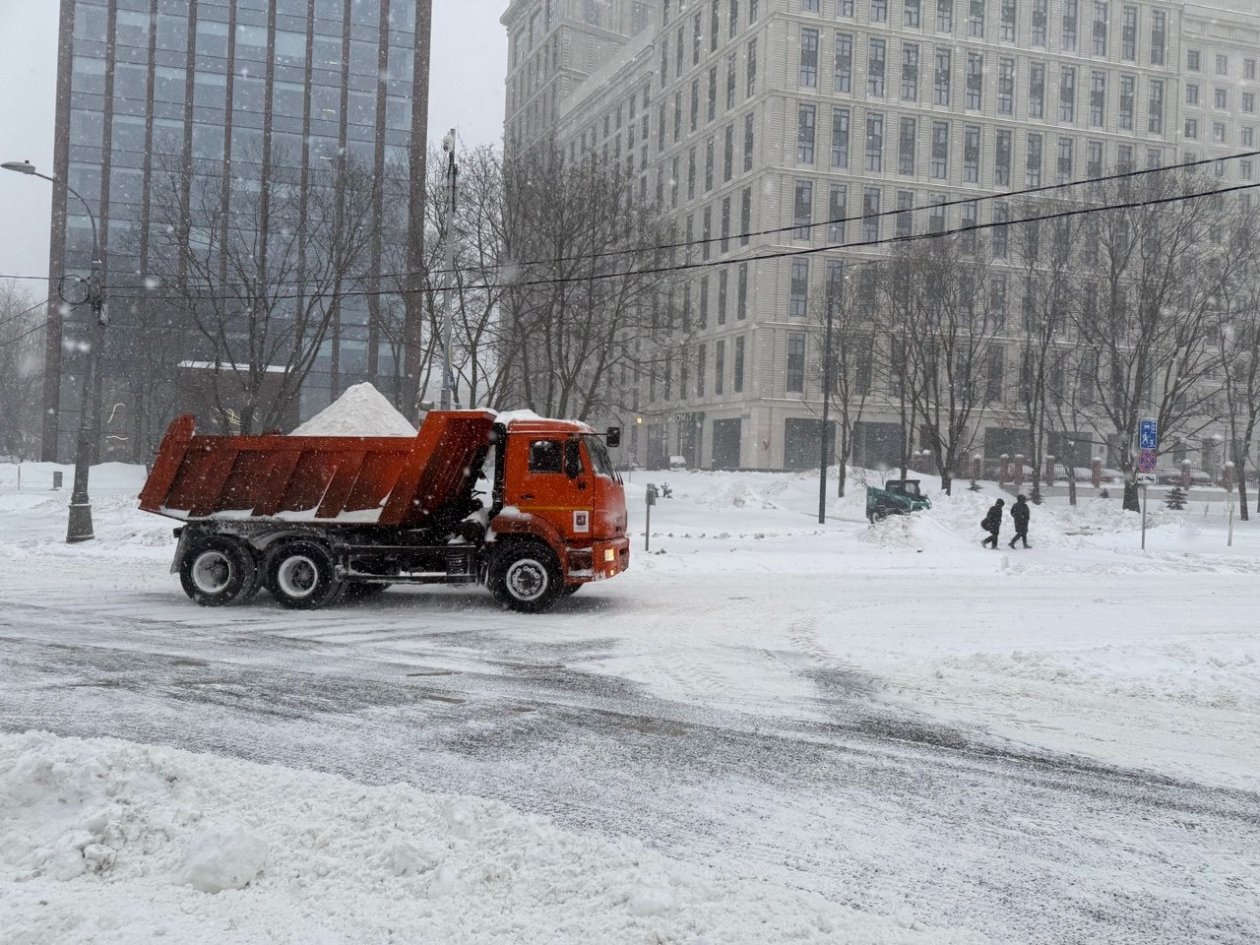 Снегопад в Москве ИА StolicaMedia