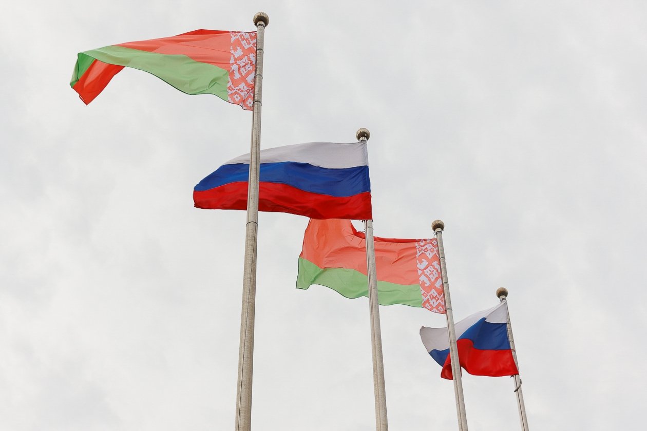 флаги, Россия. Беларусь, государственный флаг Яна Гайдук, ИА PrimaMedia.ru