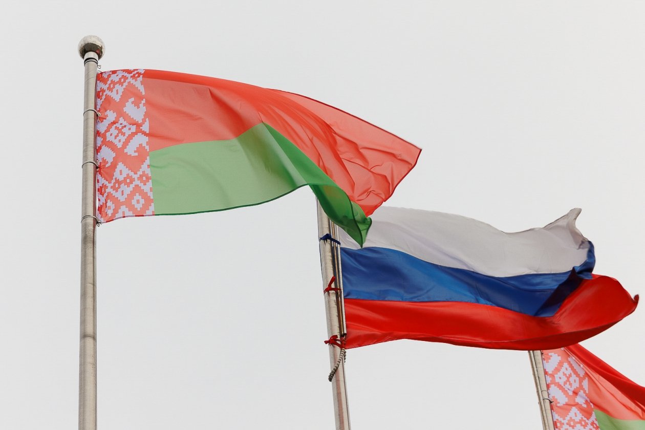 флаги, Россия. Беларусь, государственный флаг Яна Гайдук, ИА PrimaMedia.ru