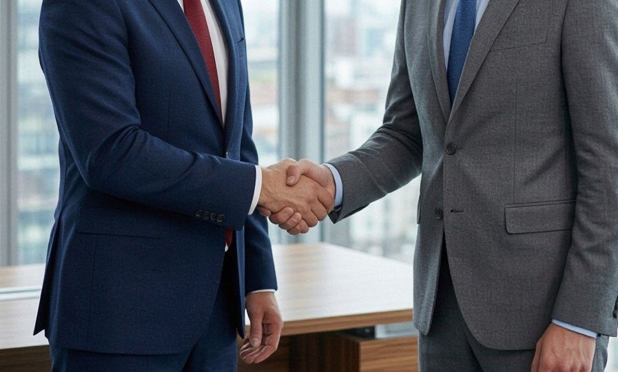 рукопожатие сгенерировано нейросетью
